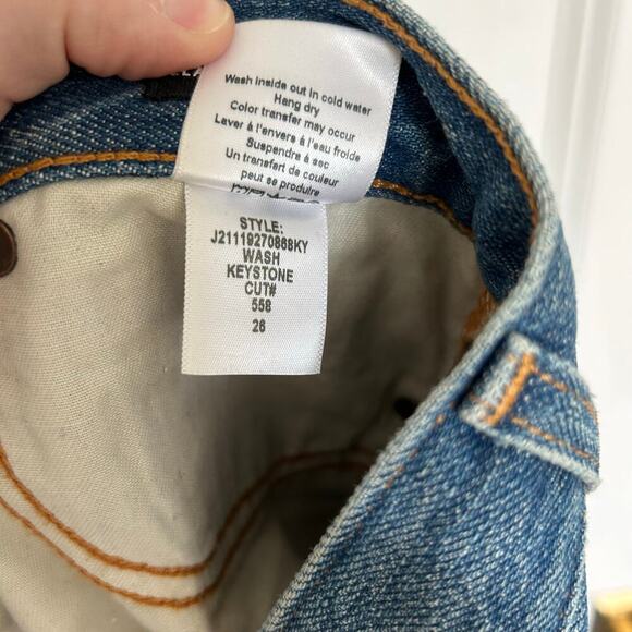 Veronica Beard Blake Classic Straight High Rise Denim in Keystone Wash Size 26 - Picture 7 of 13